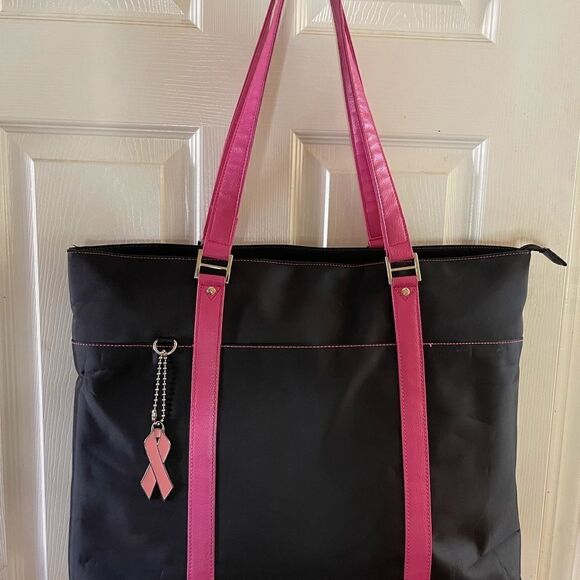 Mobile Edge versatile micro fiber  black and pink notebook / Tote . - Picture 2 of 15
